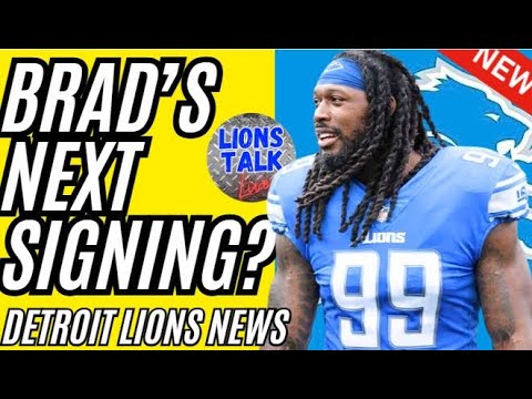 DETROIT LIONS NEWS- BRAD'S NEXT SIGNING?