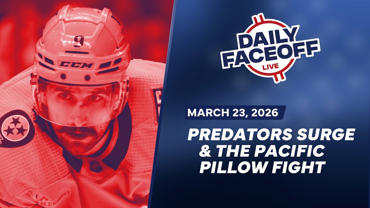 Predators Surge Into Playoff Spot & The Pacific Pillow Fight Continues | Daily Faceoff Live