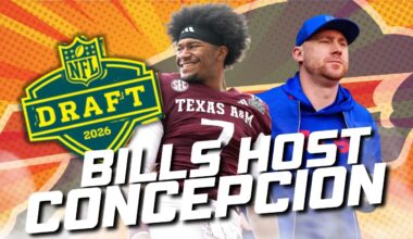The BILLS set SIGHTS on the NFL DRAFT: KC Concepcion visits BUFFALO, what COULD it mean?!