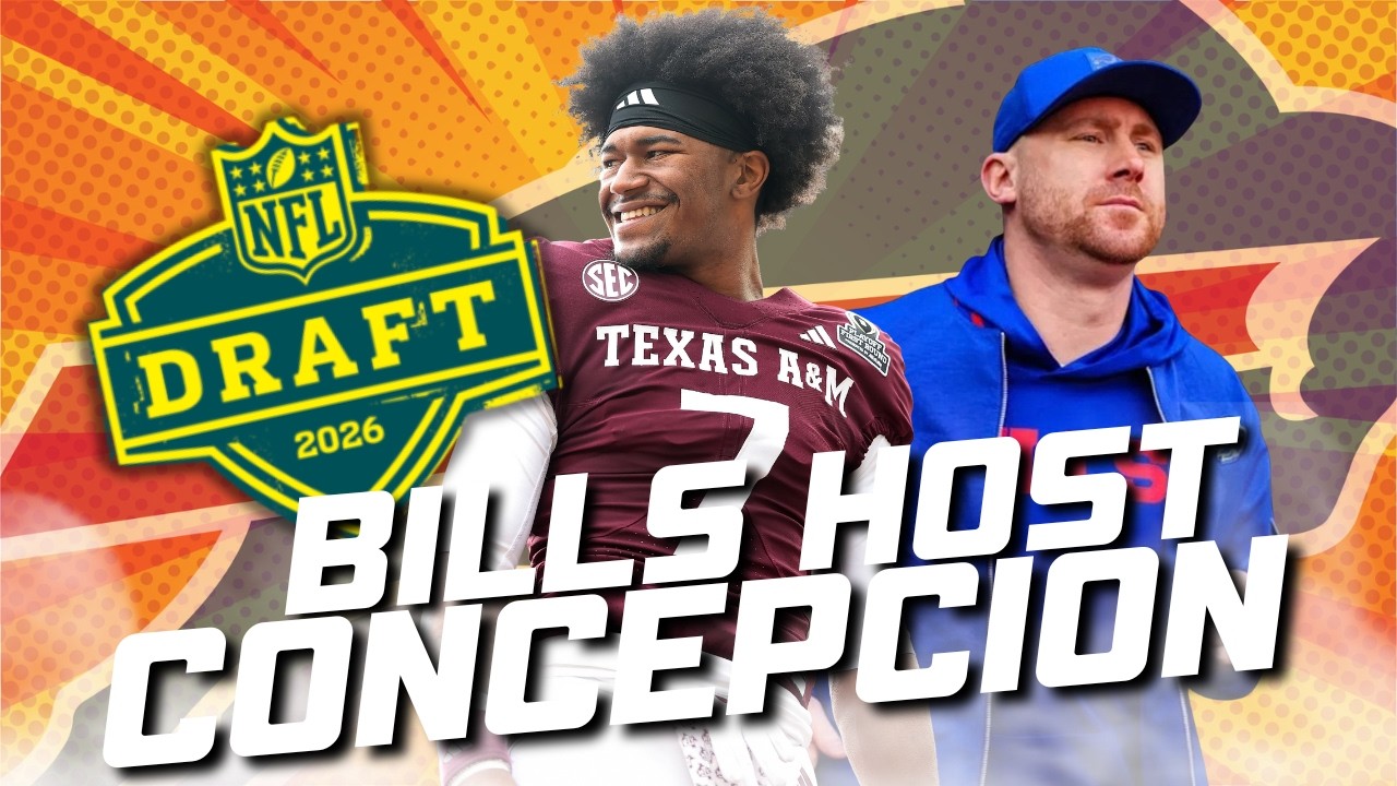 The BILLS set SIGHTS on the NFL DRAFT: KC Concepcion visits BUFFALO, what COULD it mean?!