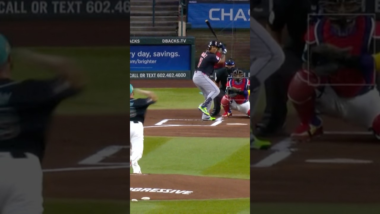 José Ramírez conecta un jonrón solitario 🇩🇴🇩🇴🇩🇴🇩🇴 #101 #mlb #baseball