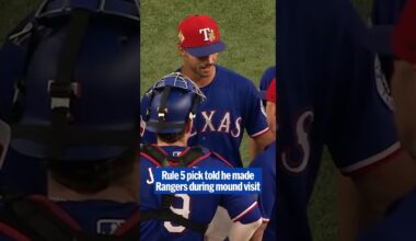 Carter Baumler found out he made the Opening Day roster during mound visit ❤️❤️