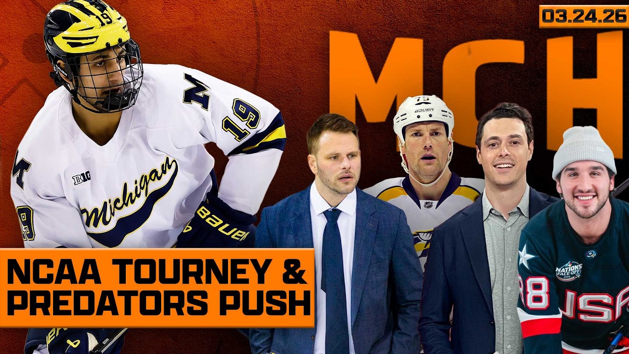 NCAA Tourney & Predators Push ft. Brandon Naurato & Hal Gill | Morning Cuppa Hockey