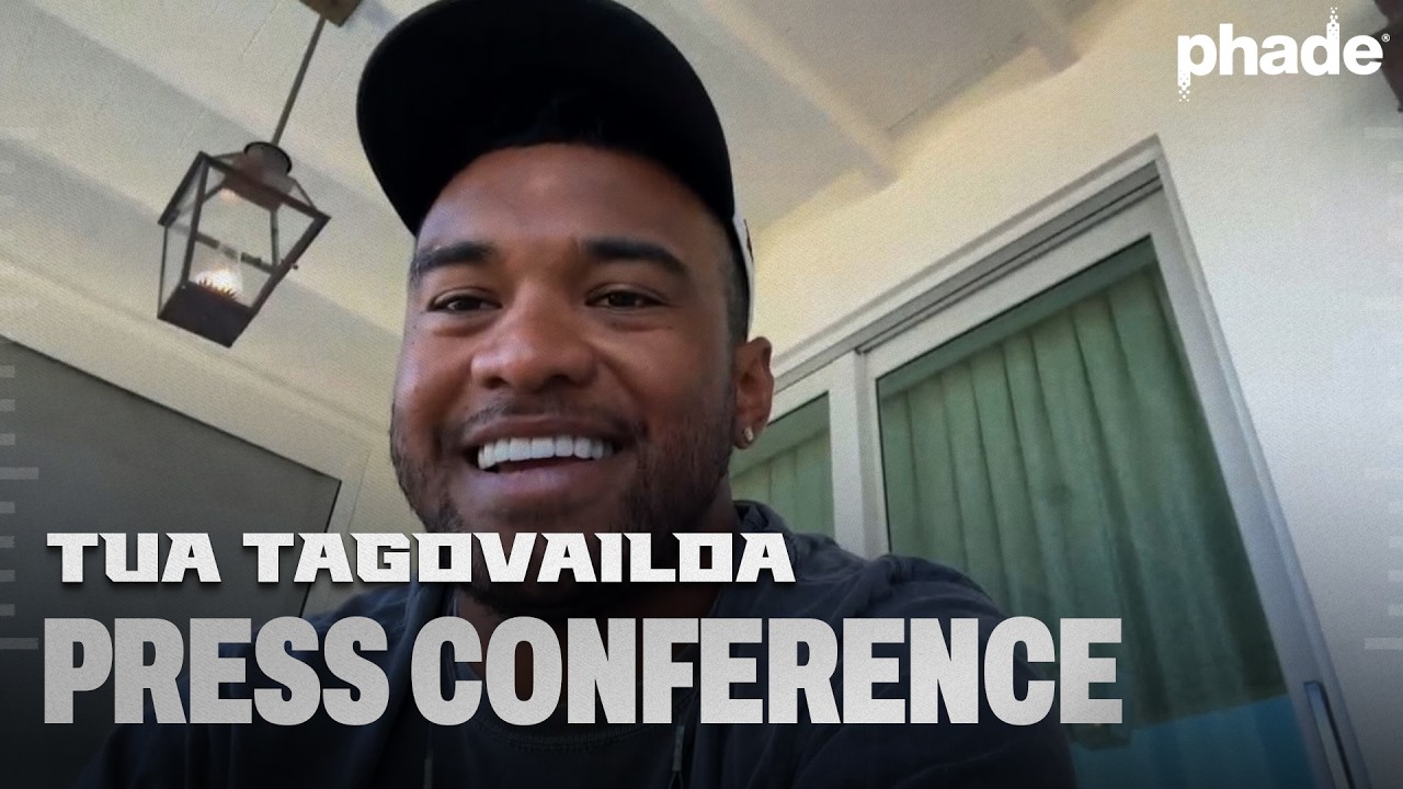 Quarterback Tua Tagovailoa Introductory Press Conference | Atlanta Falcons