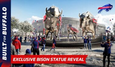 Exclusive Reveal: The Buffalo Bills Bison Statues | Behind the Scenes
