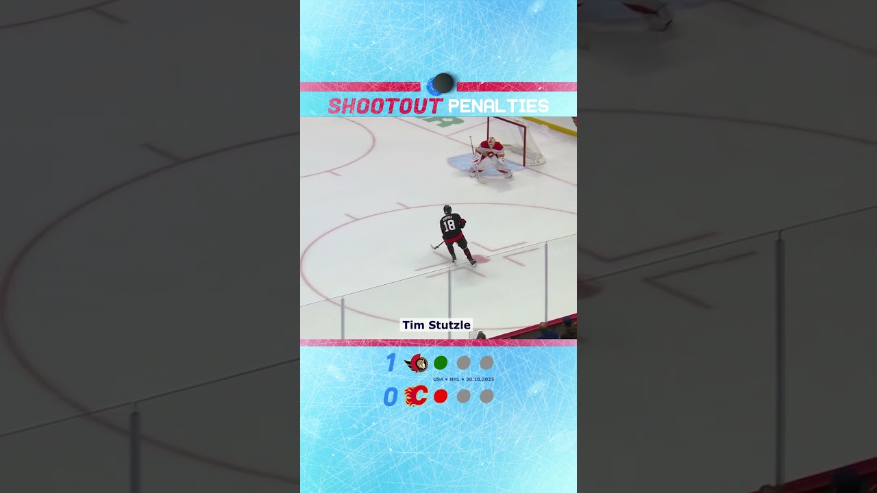NHL Shootout Highlights: Ottawa Senators vs Calgary Flames