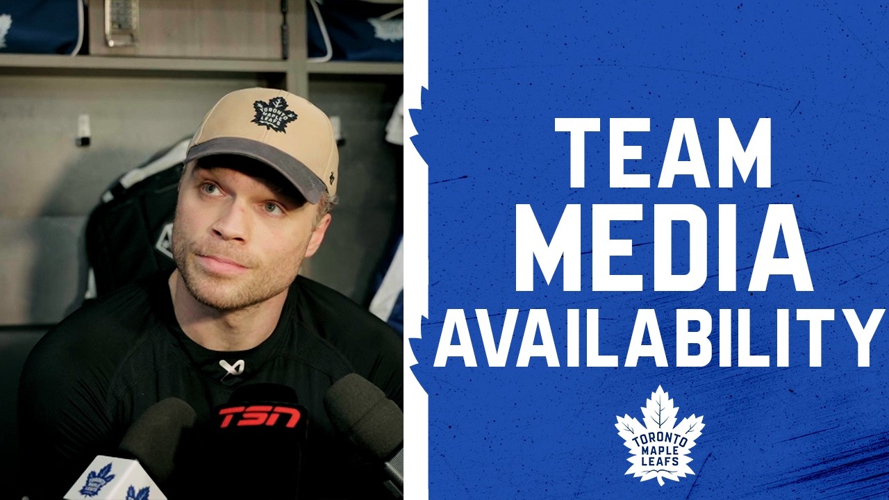 Maple Leafs Full Media Availability | Pre Game at Boston Bruins | March 24, 2026