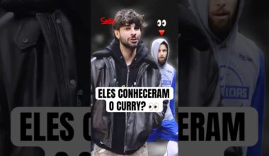 FICARAM PERTINHO DO CURRY 👀🔥 #NBAPedeSadia