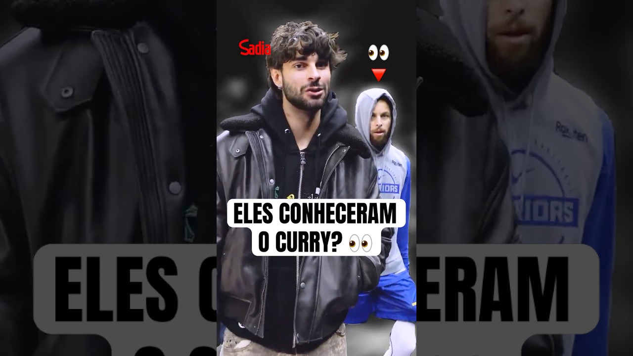 FICARAM PERTINHO DO CURRY 👀🔥 #NBAPedeSadia