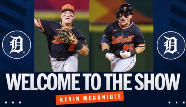 MLB’s No. 2 prospect Kevin McGonigle makes Tigers’ Opening Day roster! (Road to the Show highlights)