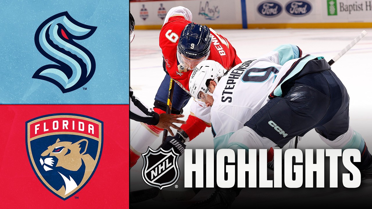 Kraken vs. Panthers | NHL Highlights | March 24, 2026
