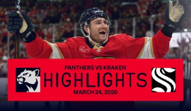 7 GOAL 3RD PERIOD 😱 | Panthers vs Kraken Highlights | 3.24.26