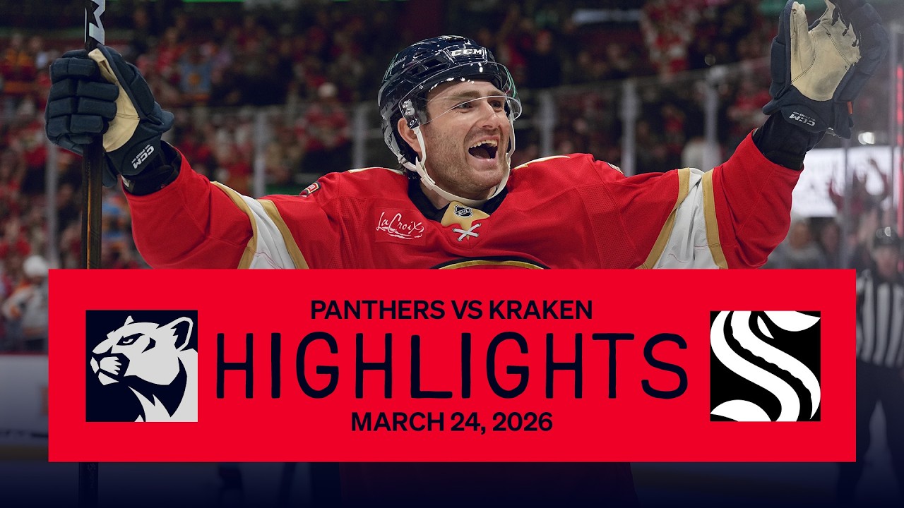 7 GOAL 3RD PERIOD 😱 | Panthers vs Kraken Highlights | 3.24.26