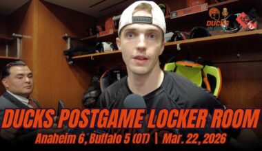 Troy Terry: "We've been dying to play in these games." | Ducks beat Sabres, 6-5, in OT