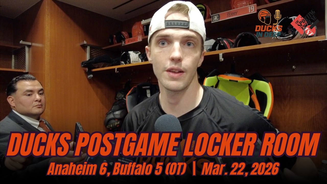 Troy Terry: "We've been dying to play in these games." | Ducks beat Sabres, 6-5, in OT