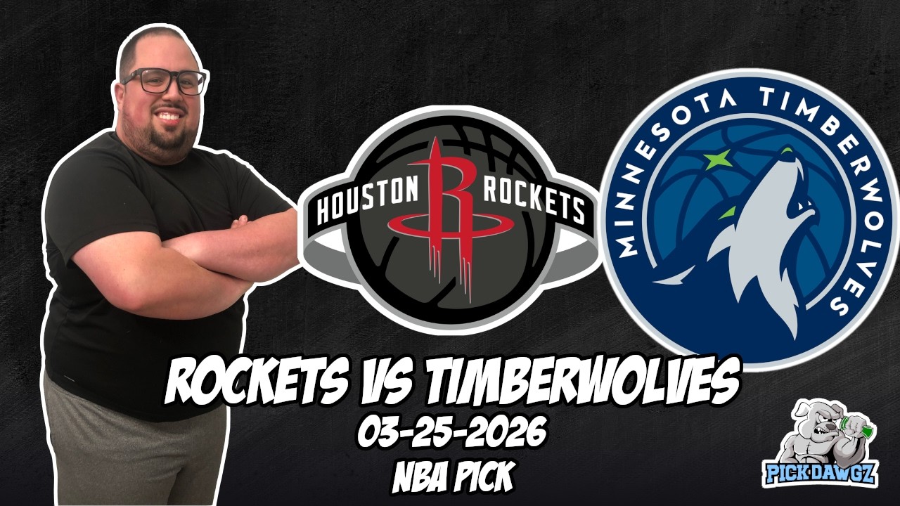 Houston Rockets vs Minnesota Timberwolves 3/25/26 NBA Free Picks & Prediction | NBA Betting Tips