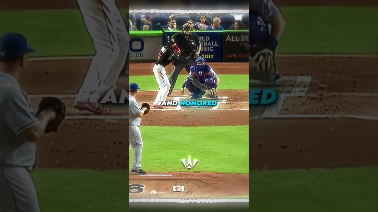 The most beautiful tribute to fallen teammate in baseball history 🩵⚾