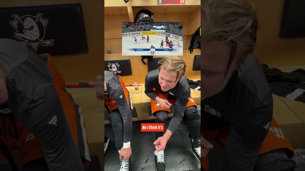 Mikael Granlund & Anaheim Ducks React to his Stamp in Finland
