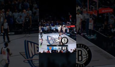 Nets gotta leave Brooklyn after THIS 😭✌️ #shorts