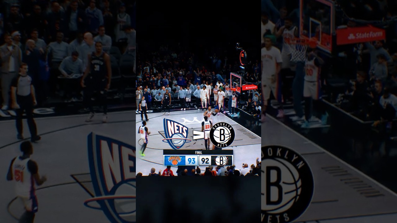 Nets gotta leave Brooklyn after THIS 😭✌️ #shorts