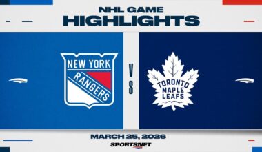 NHL Highlights | Rangers vs. Maple Leafs - March 25, 2026