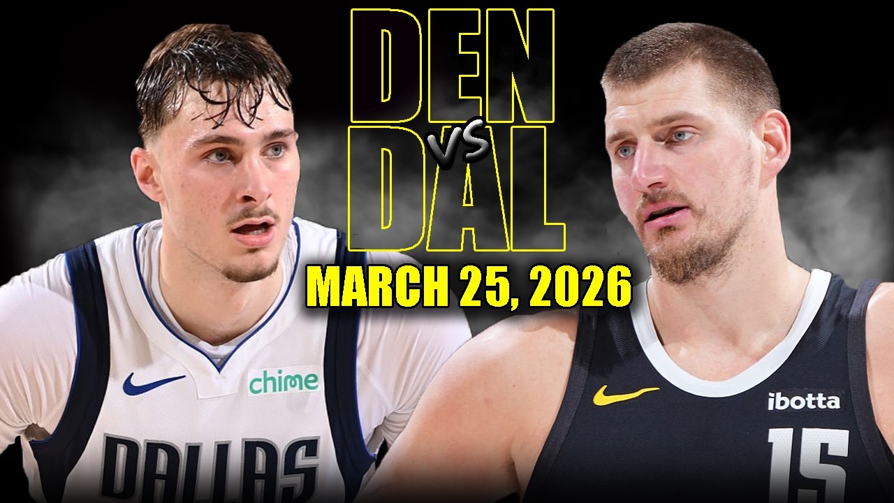Denver Nuggets vs Dallas Mavericks Full Game Highlights – March 25, 2026 | NBA Season