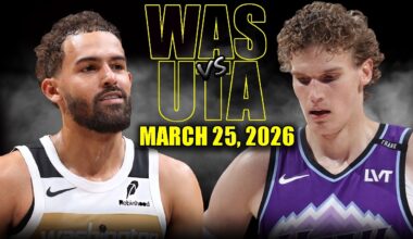 Utah Jazz vs Washington Wizards Full Game Highlights – March 25, 2026 | NBA Season