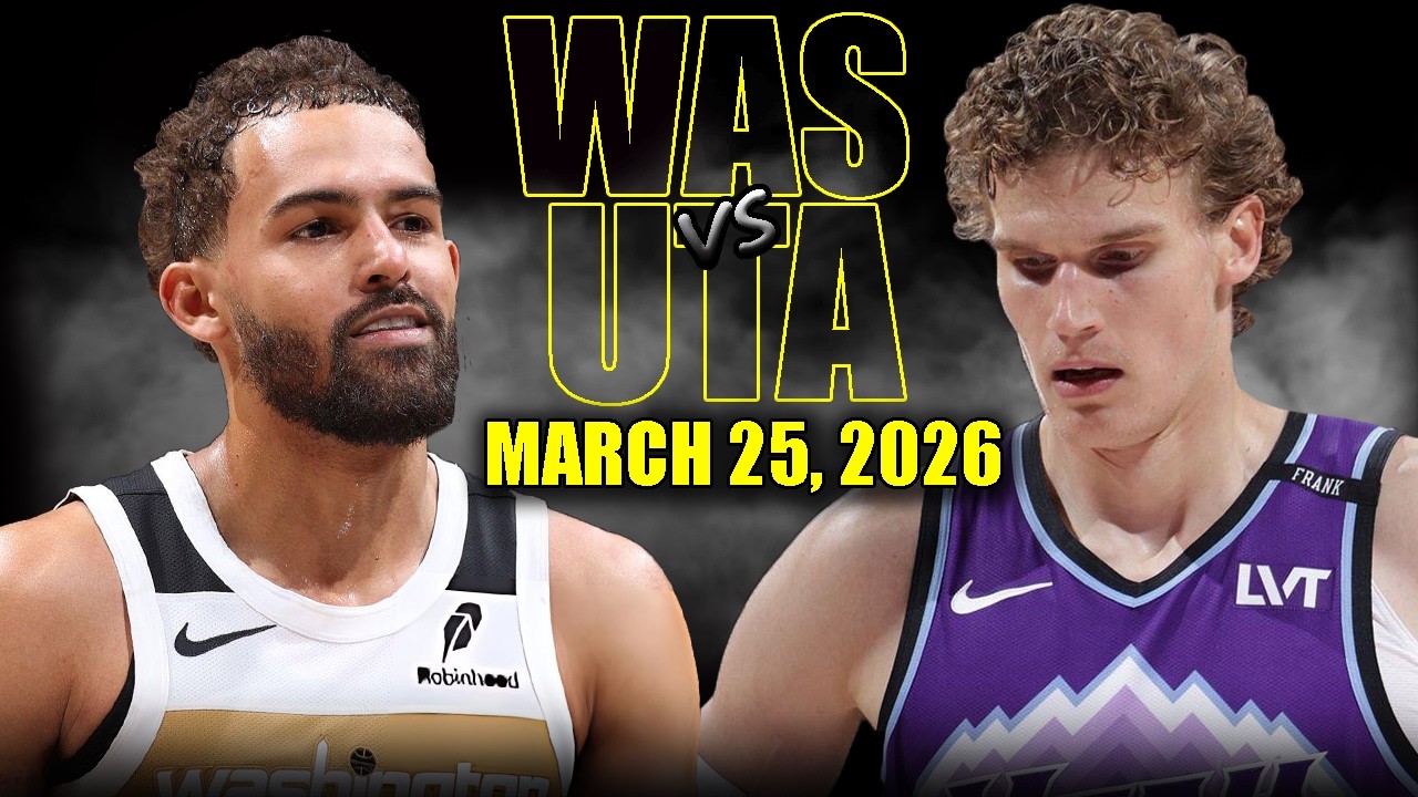 Utah Jazz vs Washington Wizards Full Game Highlights – March 25, 2026 | NBA Season