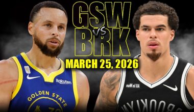 Golden State Warriors vs Brooklyn Nets Full Game Highlights – March 25, 2026 | NBA Season
