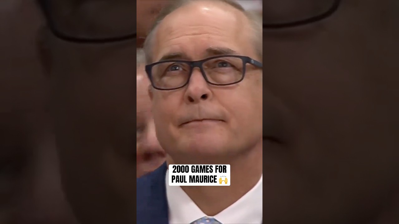 Paul Maurice Coaches His 2000th Game 🫡