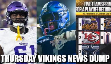 Minnesota Vikings News Dump (3.26.2026) | Jalen Redmond, WR Meeting, Playoff Primed