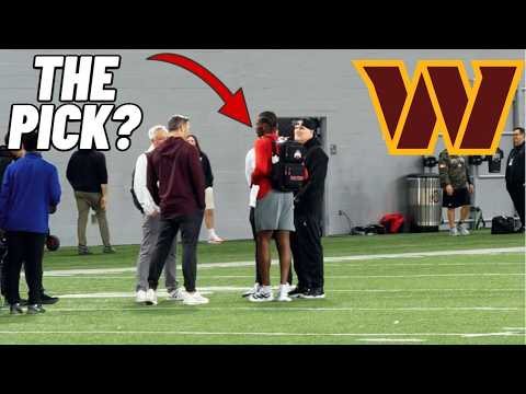 The Washington Commanders Went ALL IN For Ohio State's Pro Day. Adam Peters Seen With Top Prospects