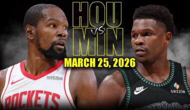 Houston Rockets vs Minnesota Timberwolves Full Game Highlights – March 25, 2026 | NBA Season