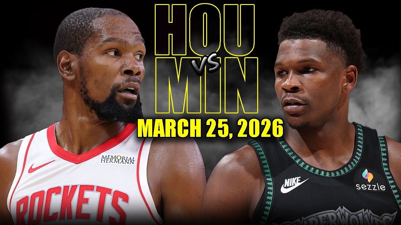 Houston Rockets vs Minnesota Timberwolves Full Game Highlights – March 25, 2026 | NBA Season