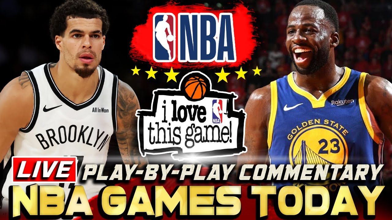 🔴NBA LIVE | Warriors vs Nets Commentary & Play-by-play
