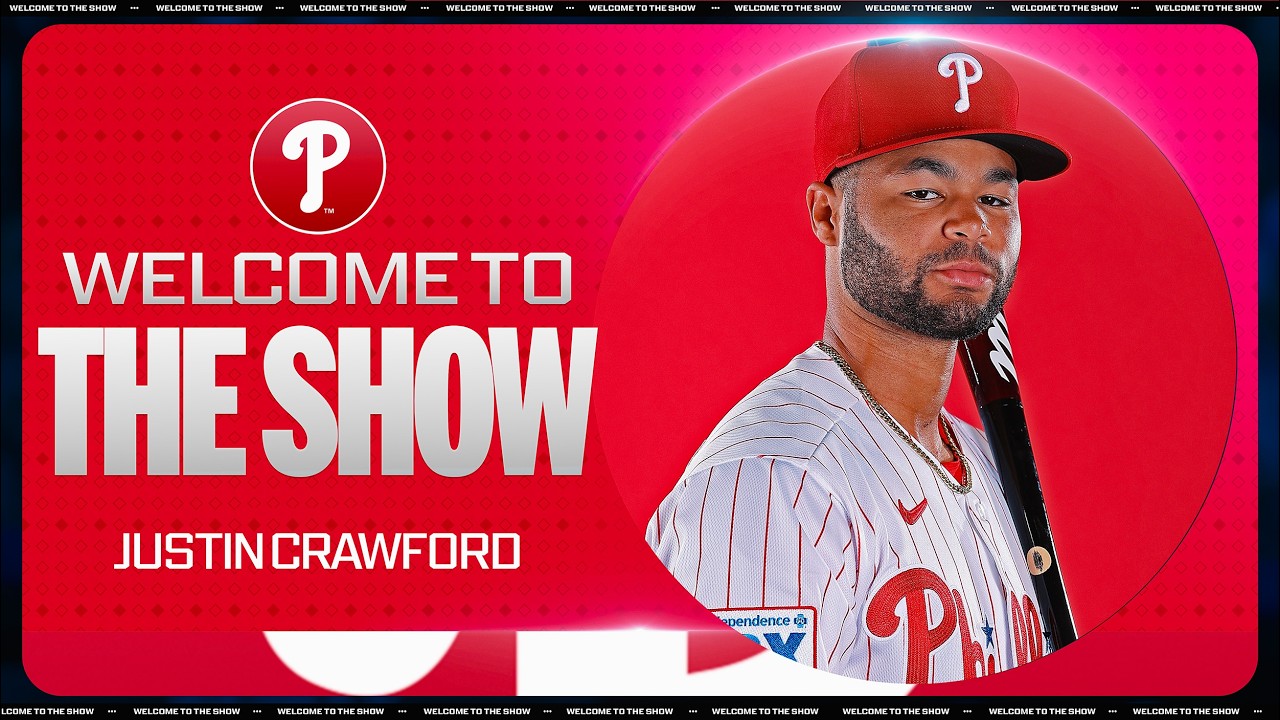 Phillies No. 3 prospect Justin Crawford gets called up to the Majors! (Road to the Show highlights!)