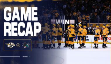 Preds Win Game Highlights vs. San Jose Sharks: March 24th