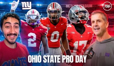 Giants Send CONTINGENT to Ohio State Pro Day | John Harbaugh Attends 👀