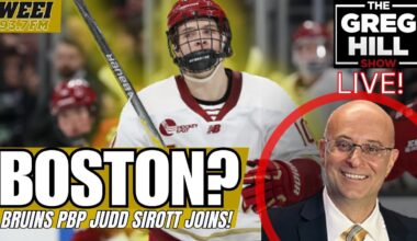 How Quickly Could We See James Hagens in Boston? Bruins PBP Judd Sirott Joins! ||The Greg Hill Show