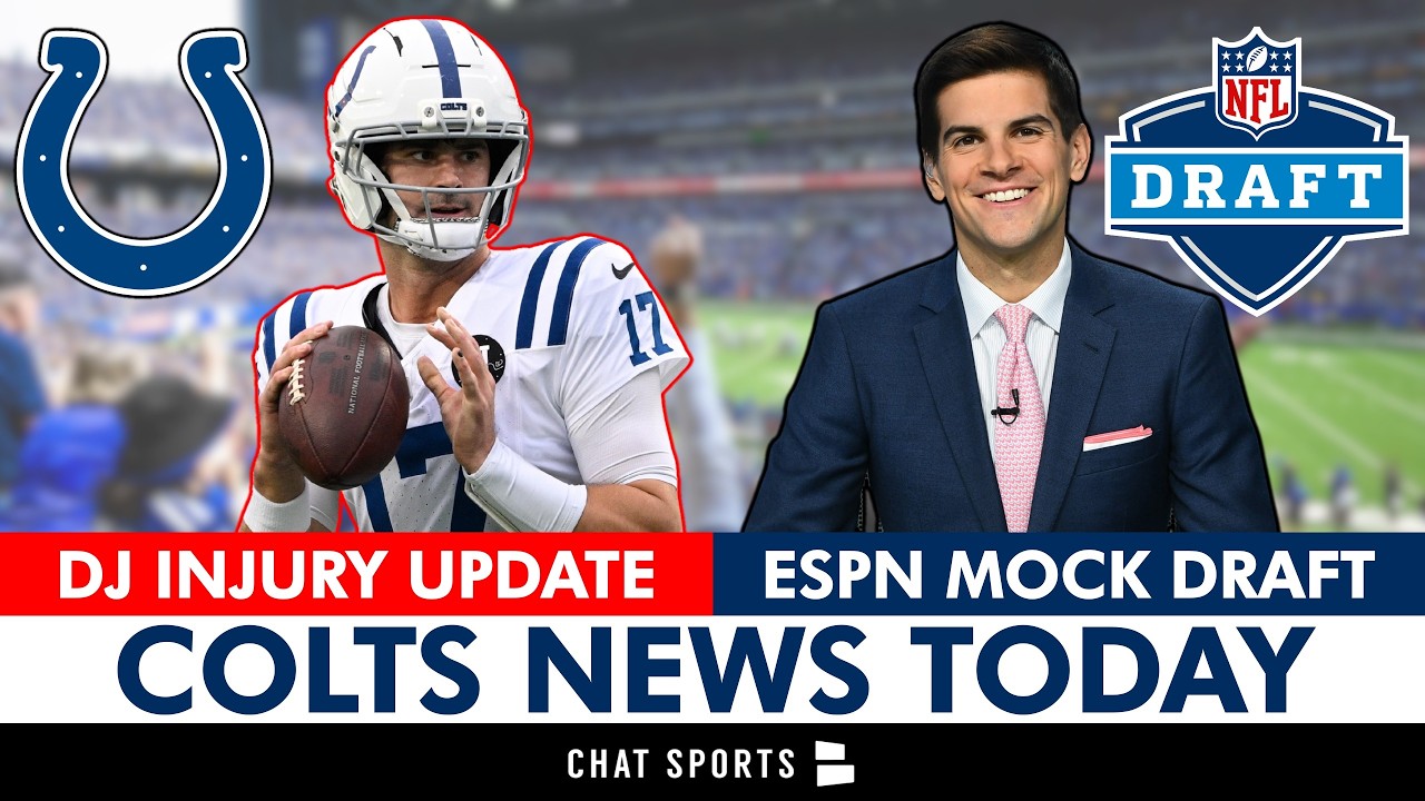 Indianapolis Colts News: Daniel Jones Injury Update + Field Yates ESPN NFL Mock Draft