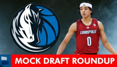 Dallas Mavericks 2026 NBA Mock Draft Roundup Ft. Keaton Wagler & Mikel Brown Jr. | Mavs Draft Rumors