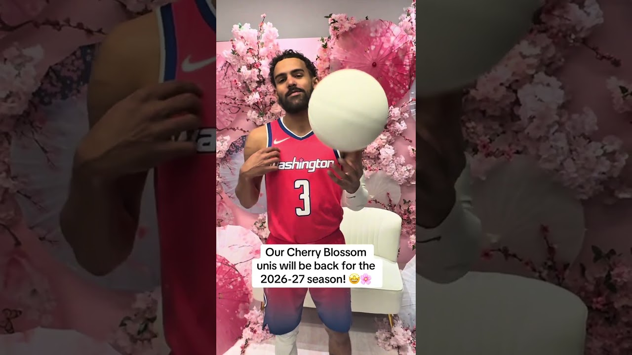 Bloomin' in The District next season 🌸 #traeyoung #nba #transition #cherryblossom #shorts