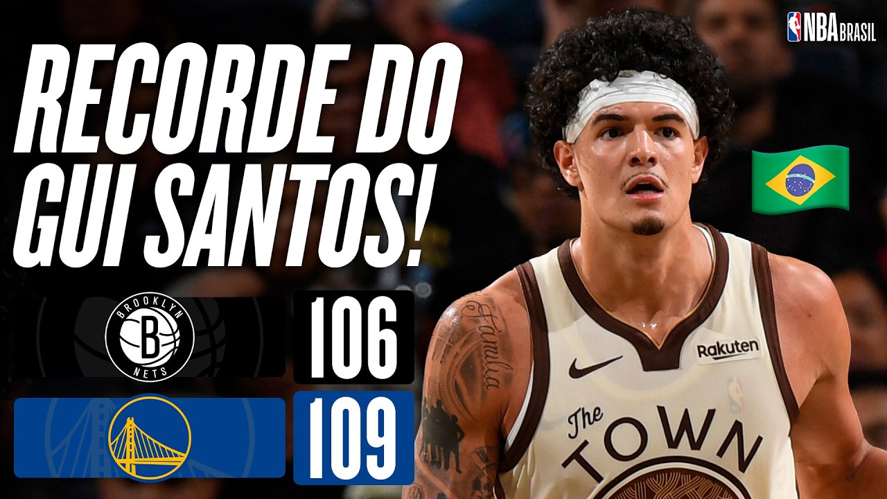 GUI SANTOS faz 31 pontos, bate recorde pessoal e comanda vitória dos WARRIORS - Melhores Momentos