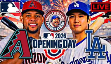 ⚾ Los Angeles Dodgers vs Arizona Diamondbacks Live Watch Party | MLB Opening Day LIVE 🔥 | 3/26/2026
