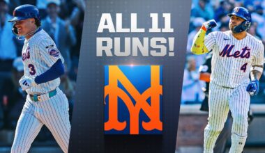 The New York Mets were READY for Opening Day! 😅 (All 11 runs! 🔥) | MLB Highlights