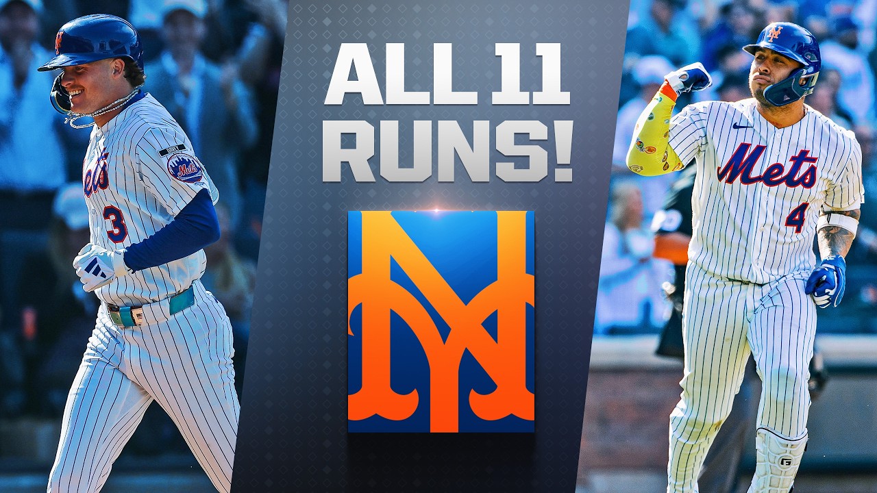 The New York Mets were READY for Opening Day! 😅 (All 11 runs! 🔥) | MLB Highlights