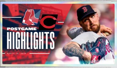 RED SOX HIGHLIGHTS: Red Sox vs. Reds - Garrett Crochet Strikes Out 8 on Opening Day