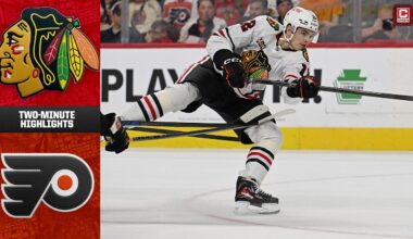 Chicago Blackhawks vs. Philadelphia Flyers (3/26/26) | Game Highlights | CHSN Blackhawks