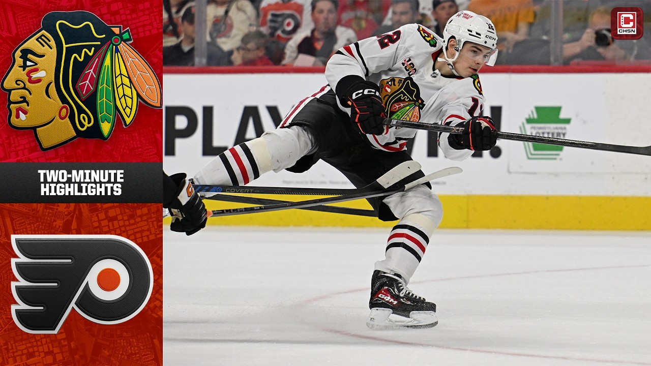 Chicago Blackhawks vs. Philadelphia Flyers (3/26/26) | Game Highlights | CHSN Blackhawks