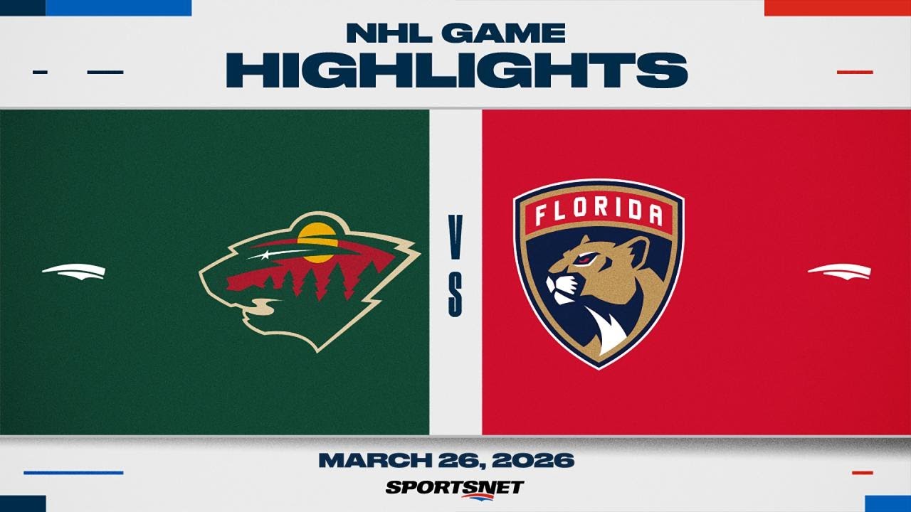 NHL Highlights | Wild vs. Panthers - March 26, 2026